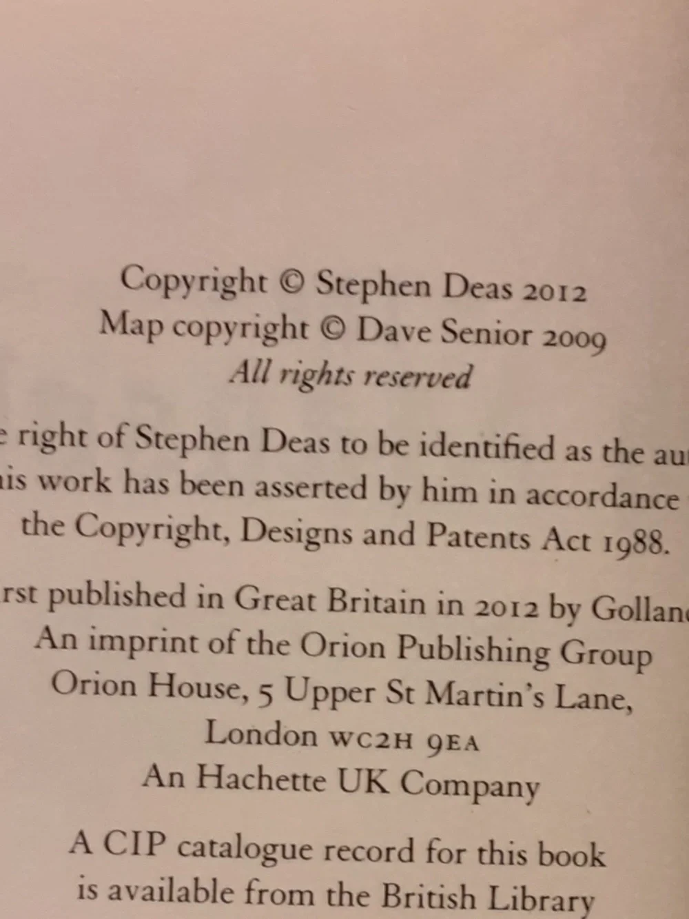 Stephen Deas The Black Mausoleum Paperback Book